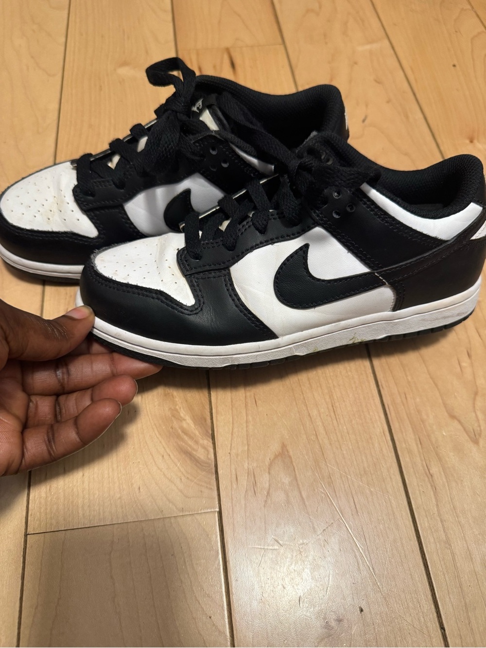 Nike Kids Black and white panda dunks